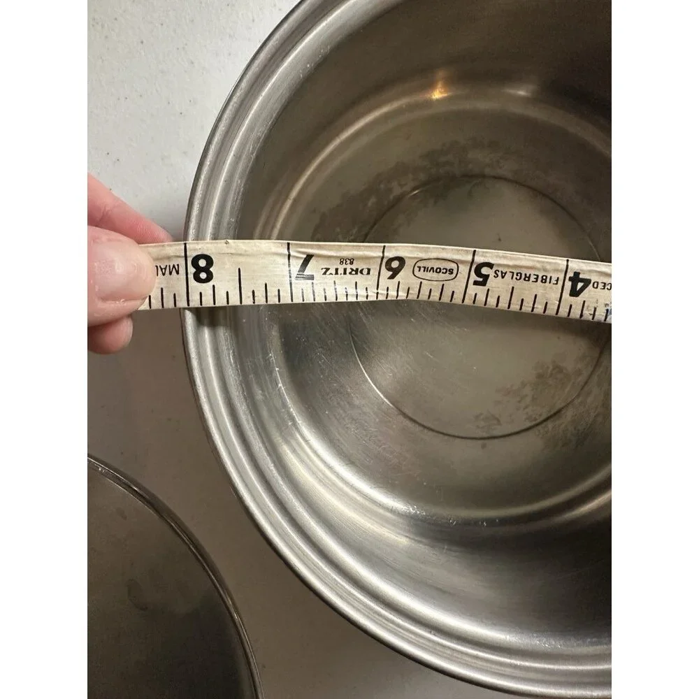 DUNCAN HINES SAUCE PAN POT AND LID‎ 3 PLY 18-8 STAINLESS STEEL 1 QT VERY GOOD
